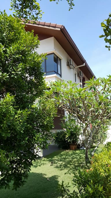 side view of the house.