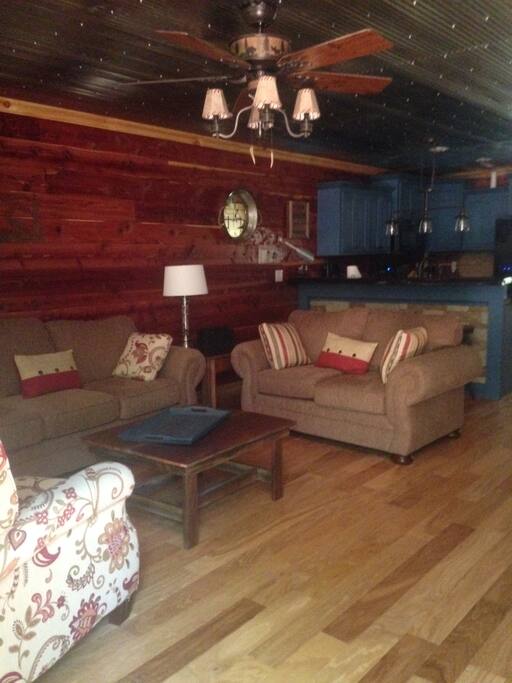 Living room and kitchen combination
