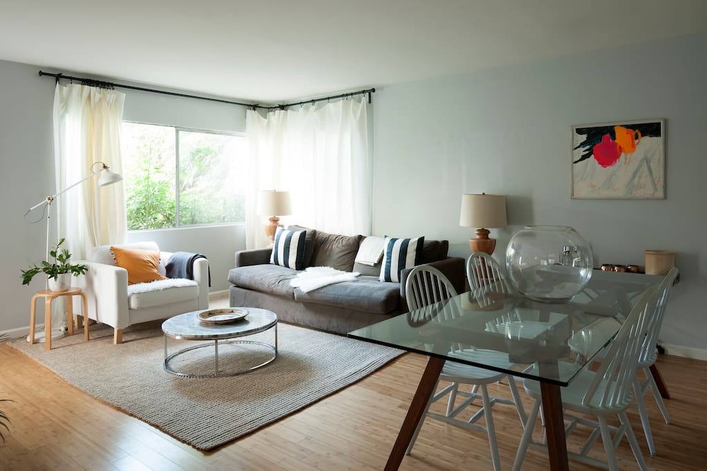 Cozy living area in the front of the house.