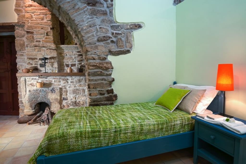 Una delle camere da letto