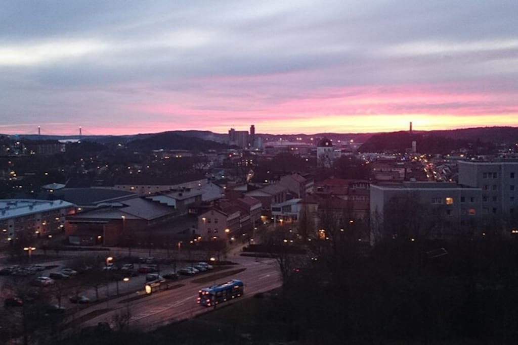 View over Uddevalla