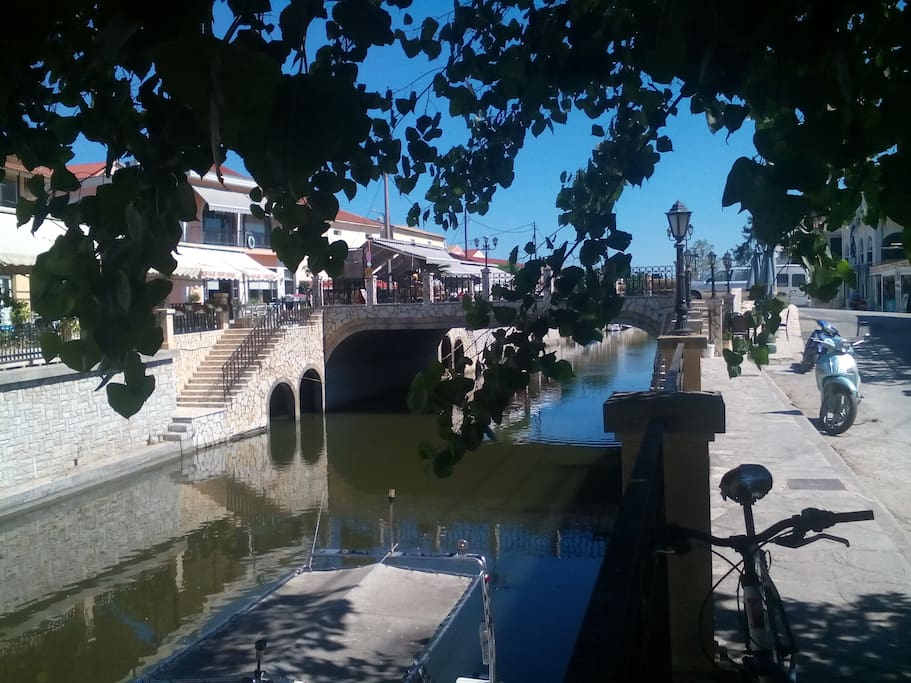 The "River" with the small Bridge in Village Melikia