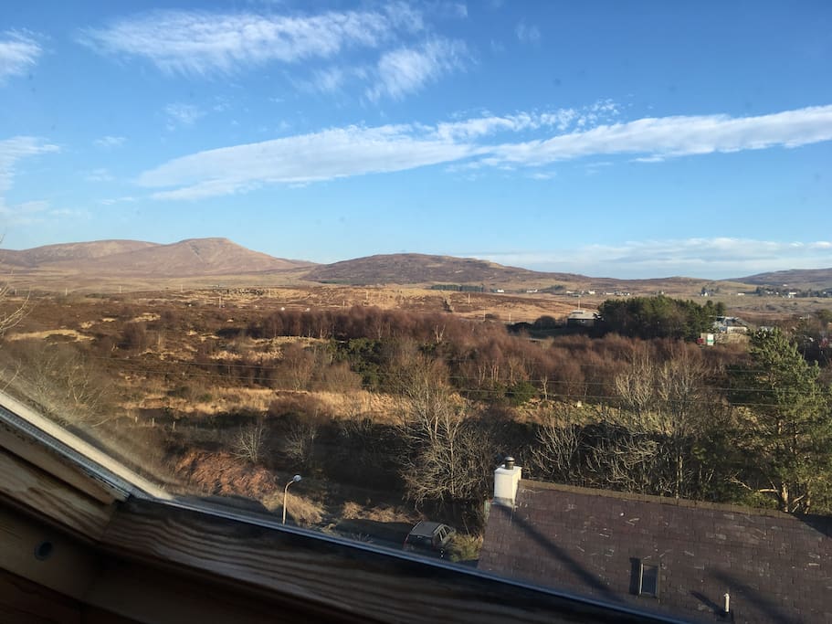 View from bedroom window.