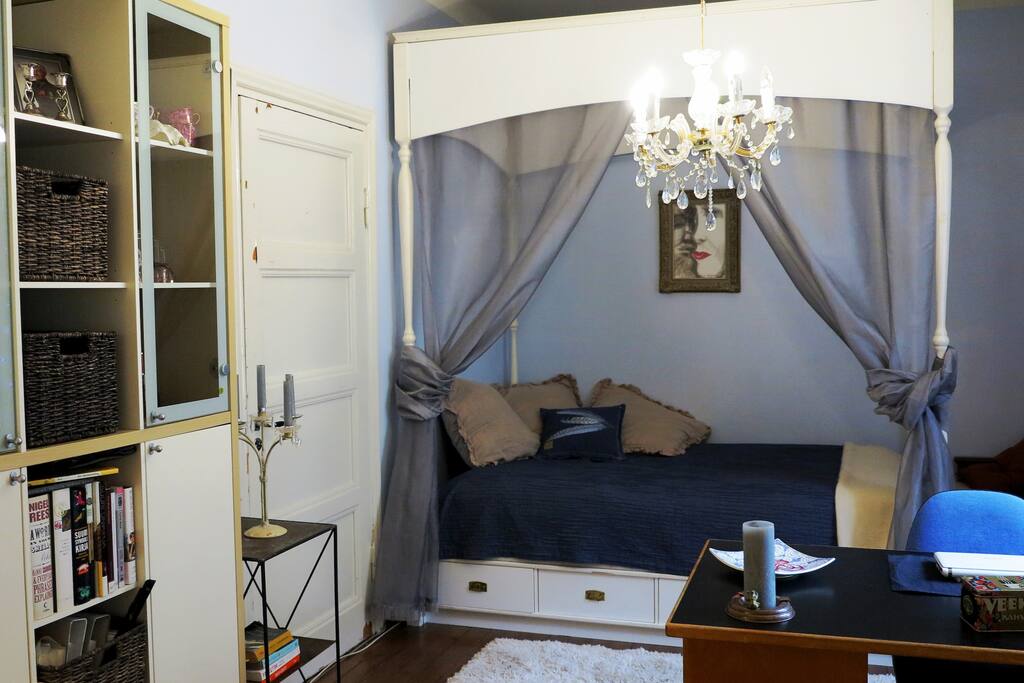 bedroom (about 20 m2), view from the door