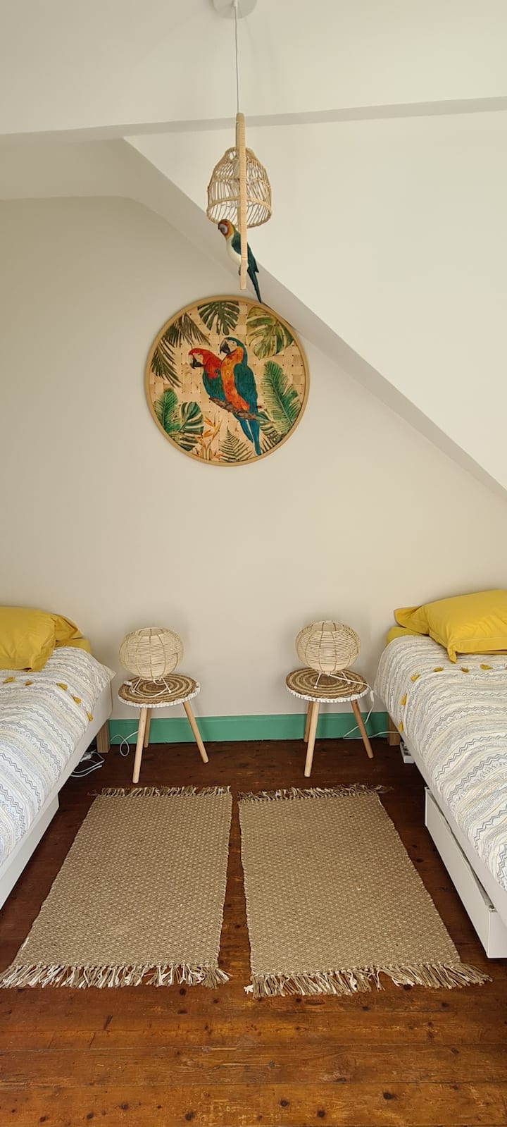 Habitación con dos camas individuales