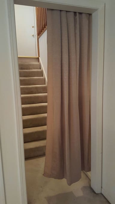 Curtain Separating Lower Level