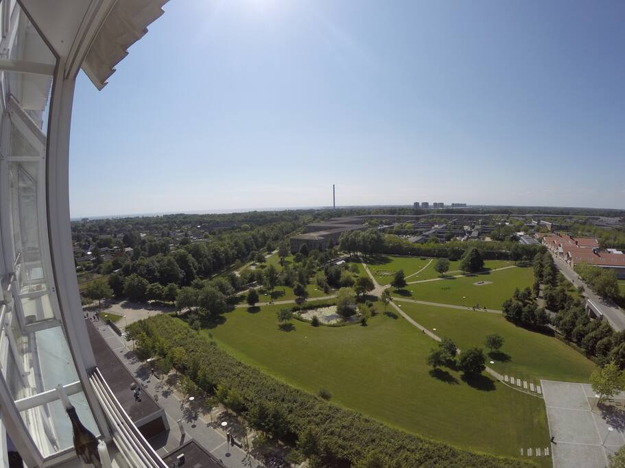 View from West facing balcony (living room)