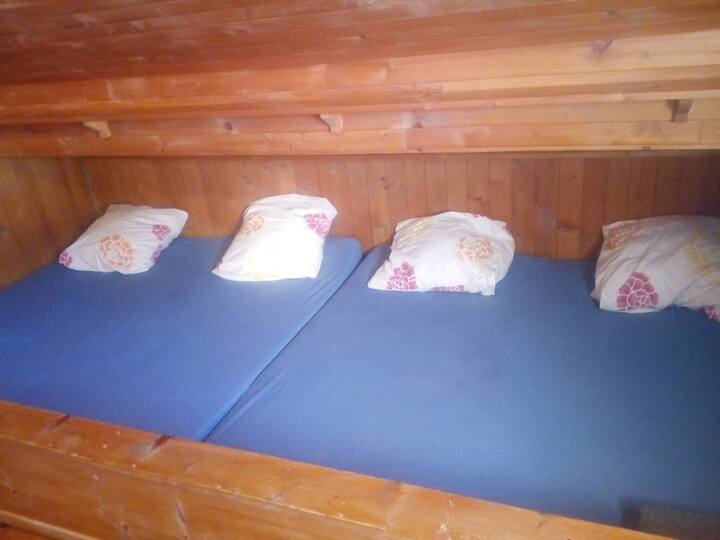 Kampet masive në secilën anë 4 persona