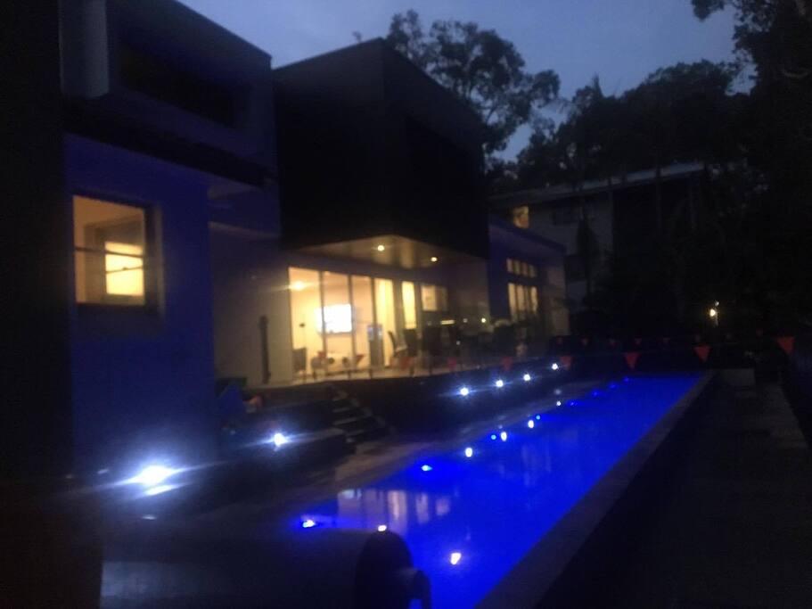 Swim after dark