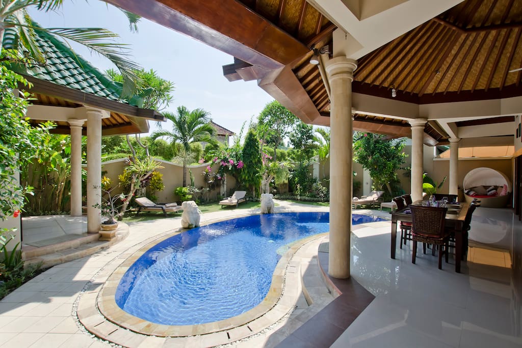 The Garden and Pool. No pool fence but one can be fitted