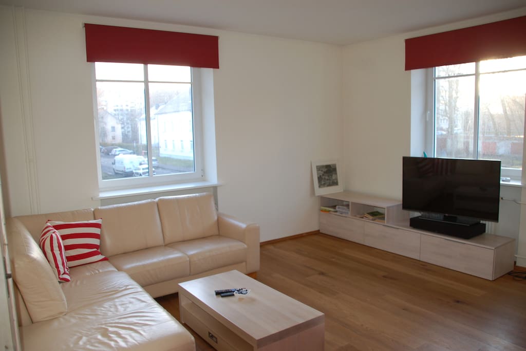 View to the connected living-room