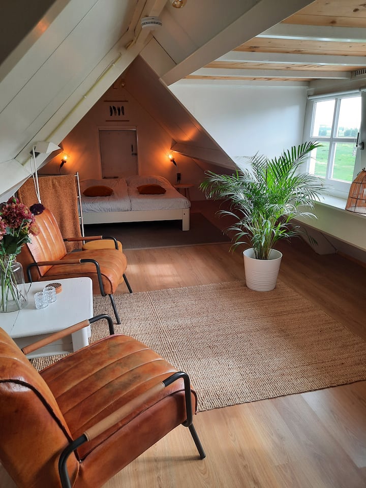 睡在楼上，放松身心