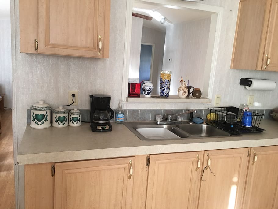I make coffee every morning, and you can help yourselves!
