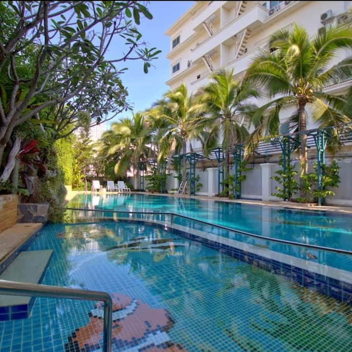 120sq.m.2bed2bath@huahincity(338)nigthmarketbeach. - Hua Hin