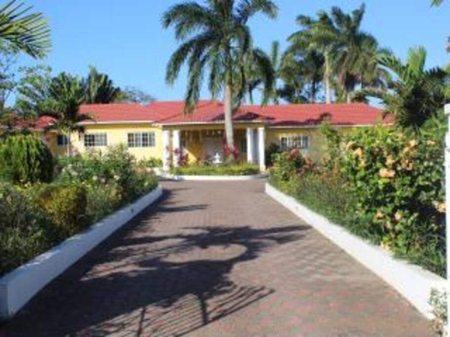 Main Entrance leading into Villa Loyola