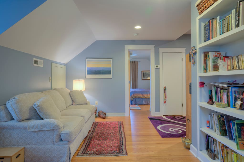 Loft looking towards guest suite