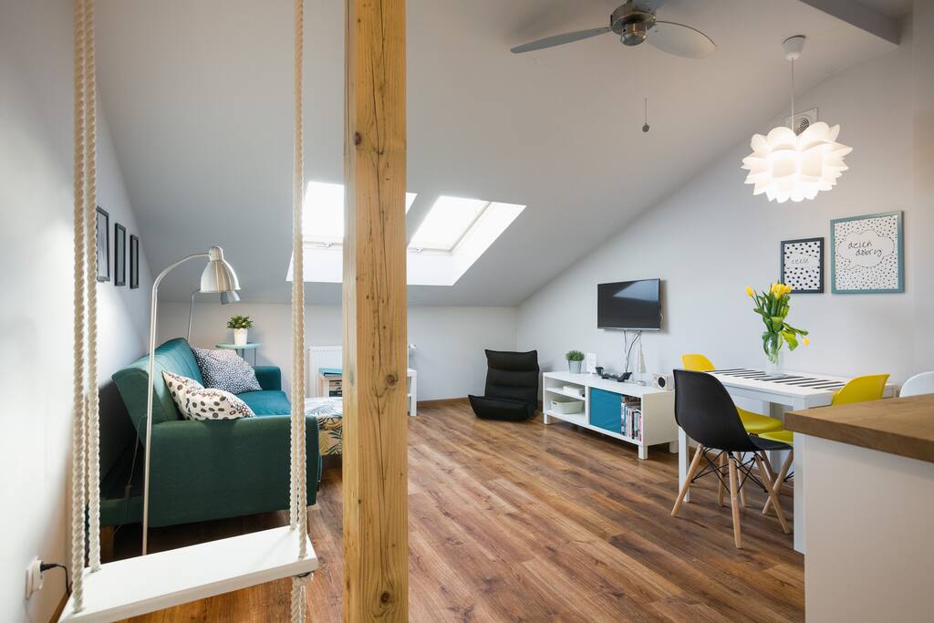 Salon z huśtawką (wersja dla "dużych") / Living room with a sway (for grown ups)
