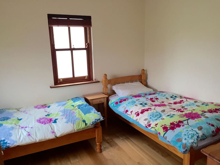Two single beds