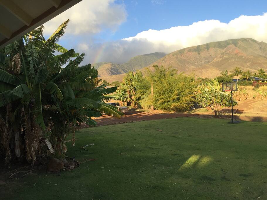 Stunning views of the gorgeous West Maui Mountains.