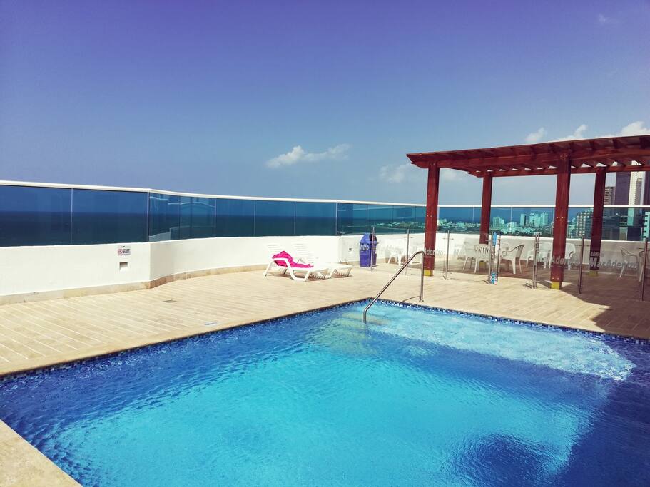 Rooftop pool