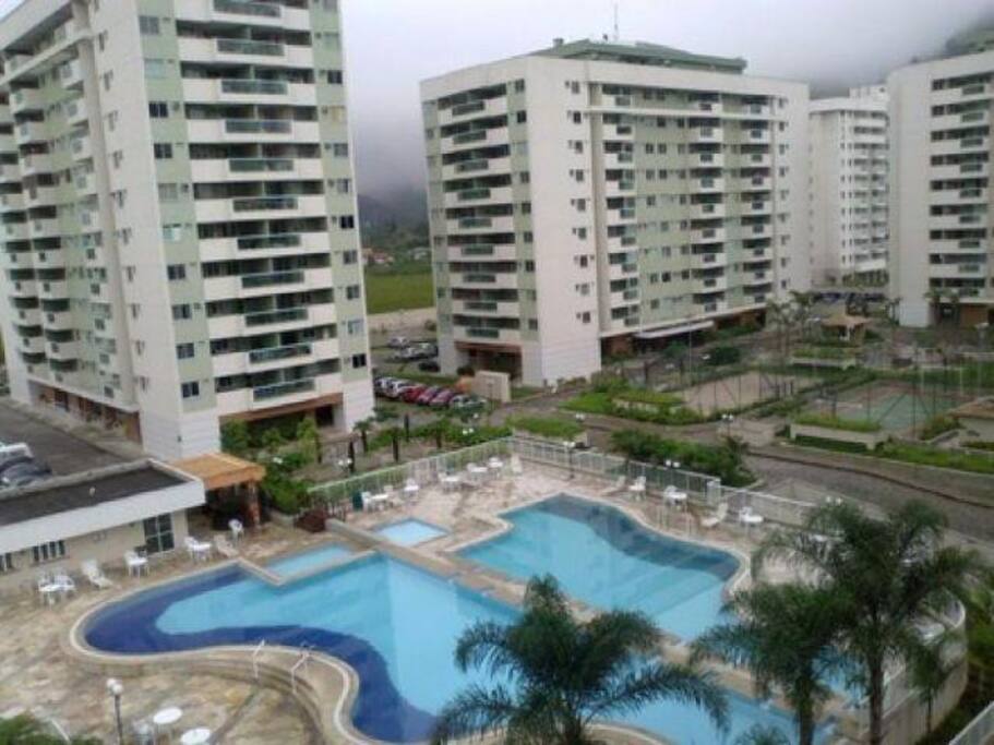 Access to the pool, the gym, the game room, and parking garage.