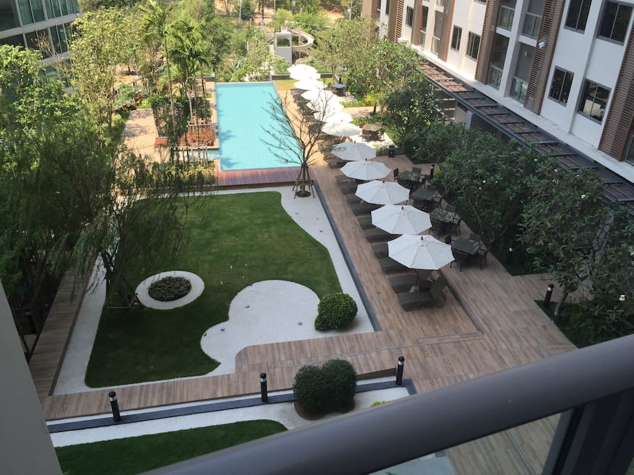 View to a pool