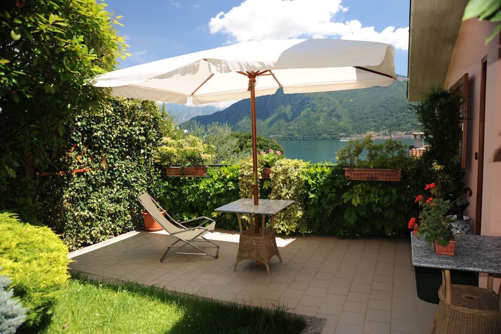 Lake view from the private terrace