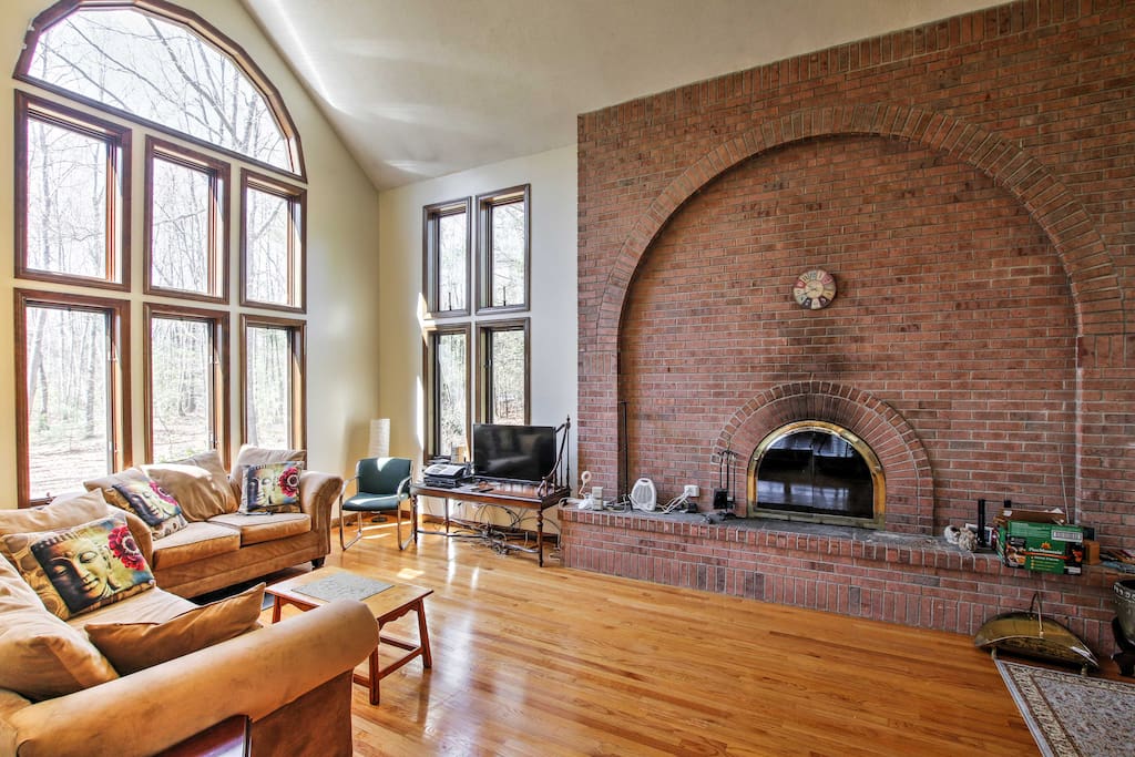 Step inside to find plenty of light streaming through the numerous windows.