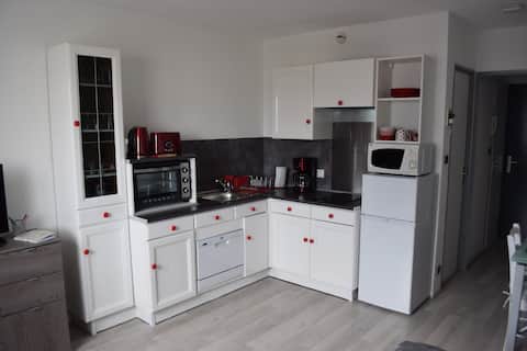 Studio meublé .Résidence de la plage,avec Wifi