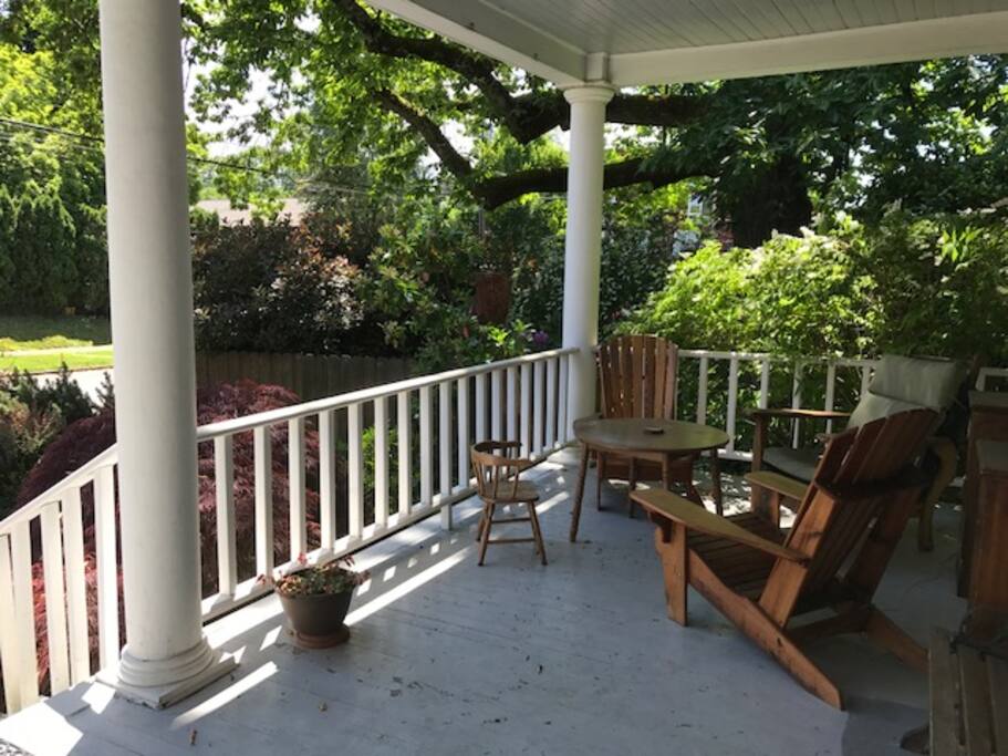Relax on the front porch
