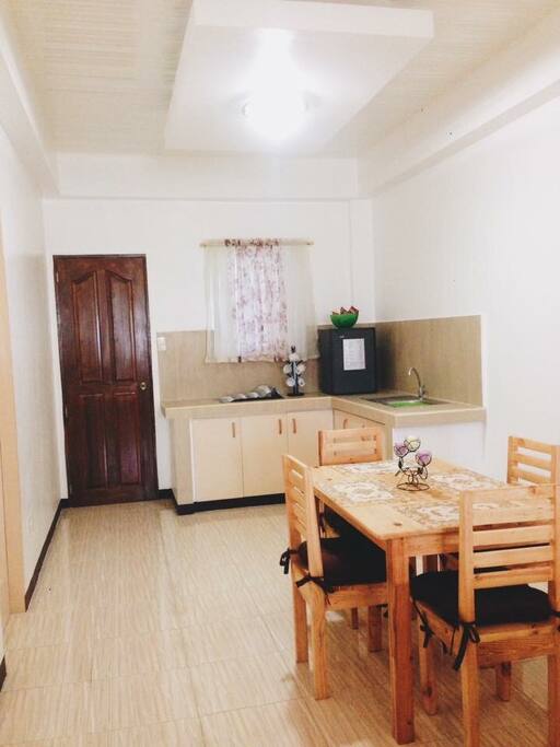 Shared Kitchen and Dining Room.