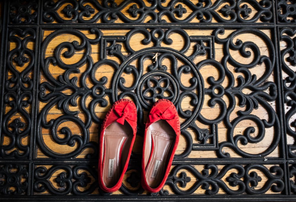 Leave your worries (and shoes) at the door!
