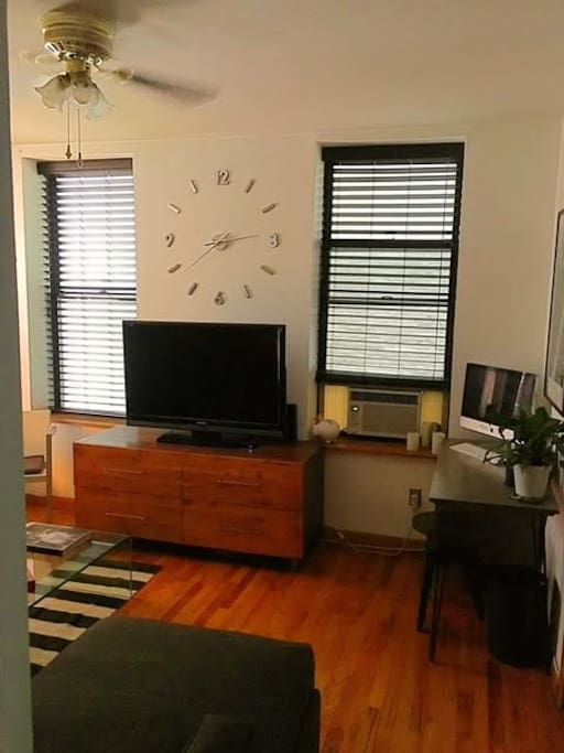 Living room. (Netflix!)