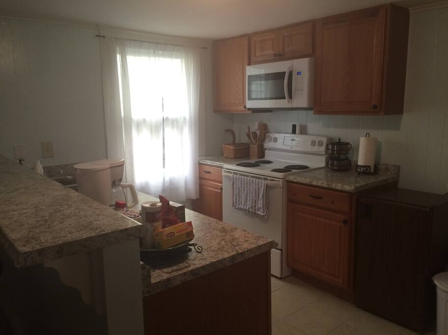Recently renovated and fully functional kitchen