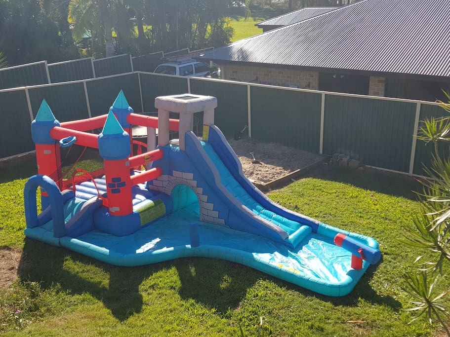 Backyard - Jumping castle (can be set up upon request)