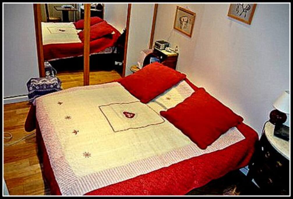 la chambre avec son lit électrique