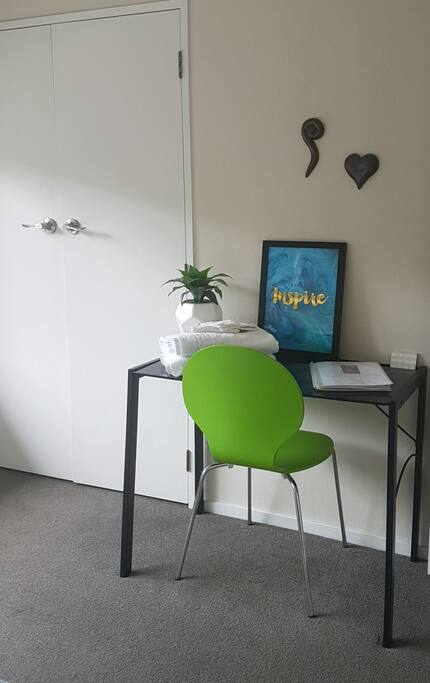 Desk and chair for your use