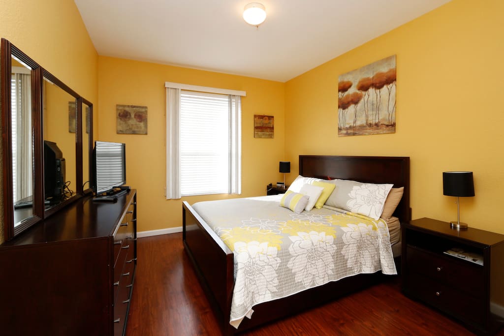 Spacious Master Bedroom with King-Size Bed