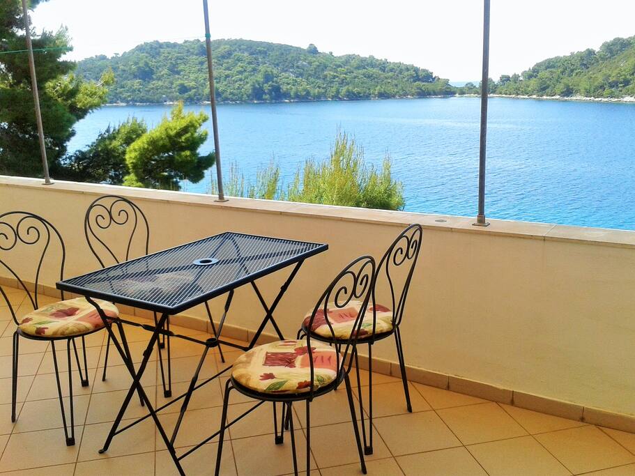 Private terrace makes the lunch more tasty