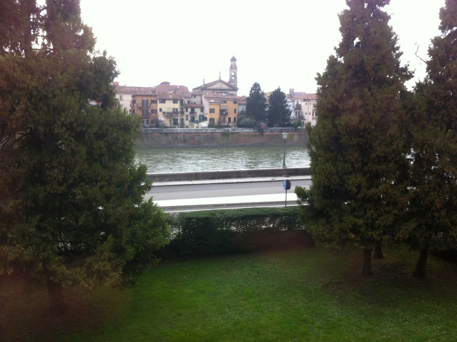 River Adige view from our home.