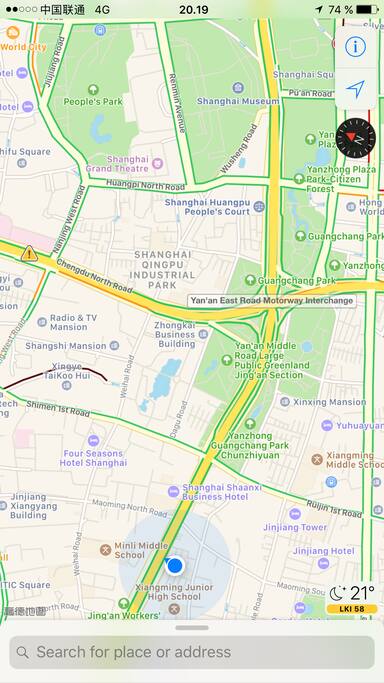 Location shown on map