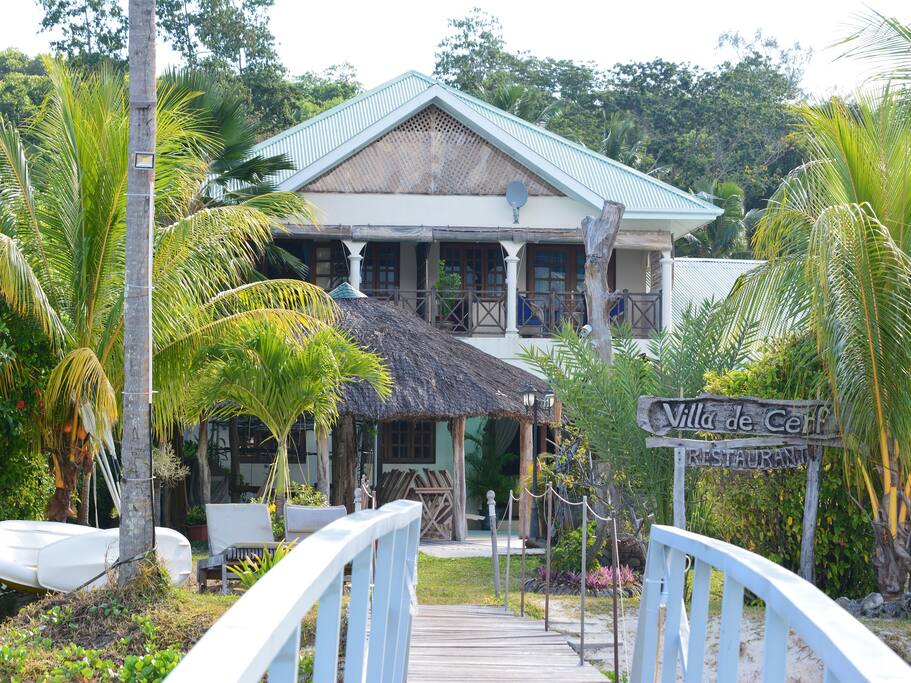 The entrance of the Guest House