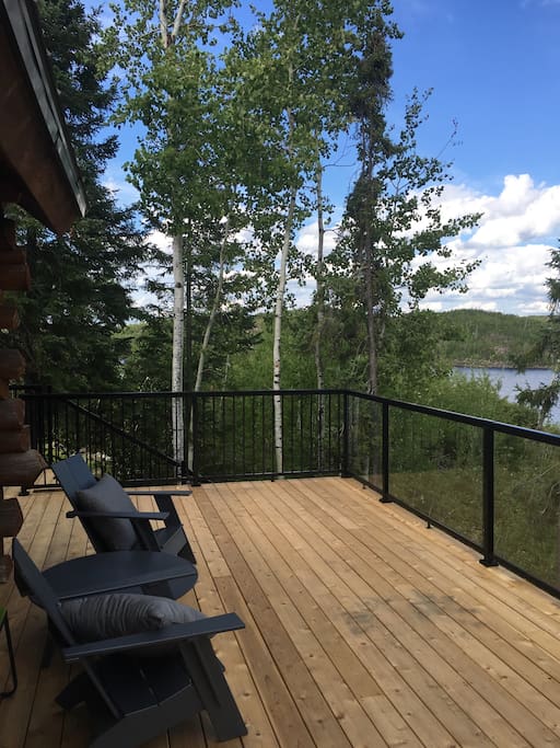View from the deck. Its absolutely stunning.