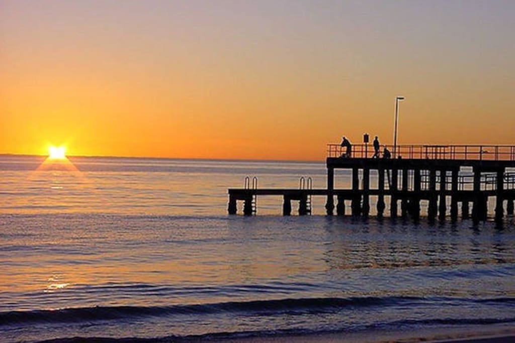 Coogee Beach at sunset