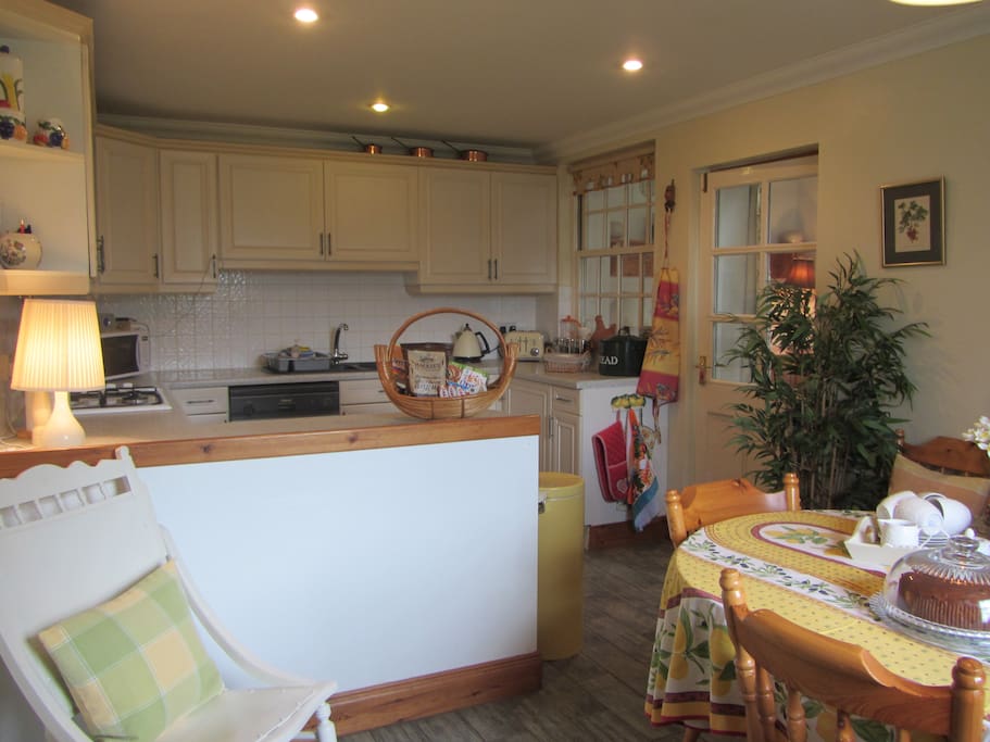 Kitchen with dining area