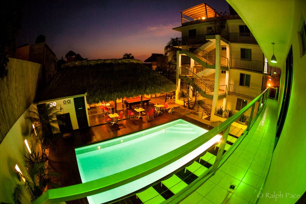 Onsite restaurant and pool bar.