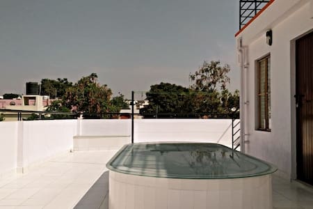 Krishna's Terrace:StudioRK with Terrace-BGLR South