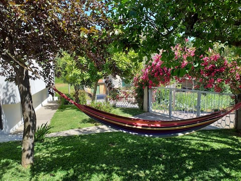 House with private pool in a quiet village.