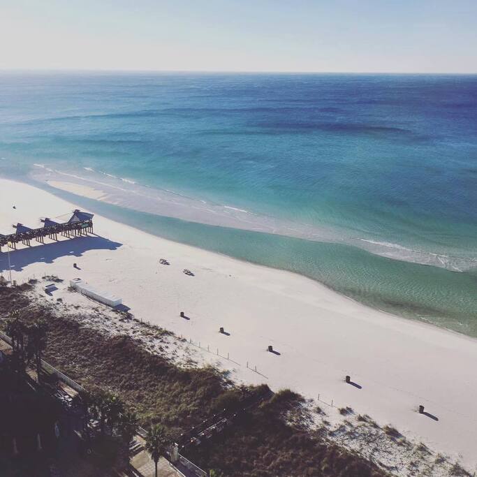 1707 Shores of Panama Balcony View of Gulf of Mexico
