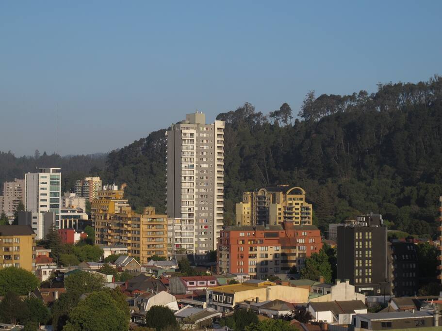 vista desde el balcón